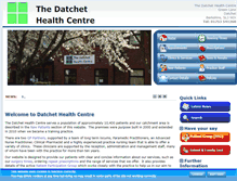 Tablet Screenshot of datchetdoctor.co.uk